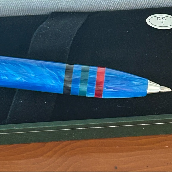 New Monteverde Marble Blue Executive Luxury Pen boaters beautiful - Picture 4 of 6